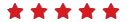 5 stars red