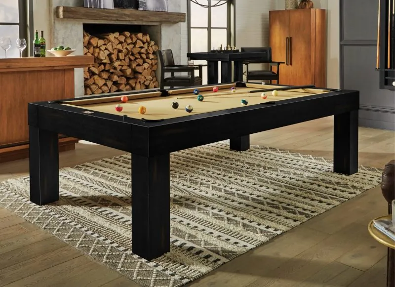 Snooker Tables in Dubai | Custom Modern Luxurious black Pool Billiard Table Dubai