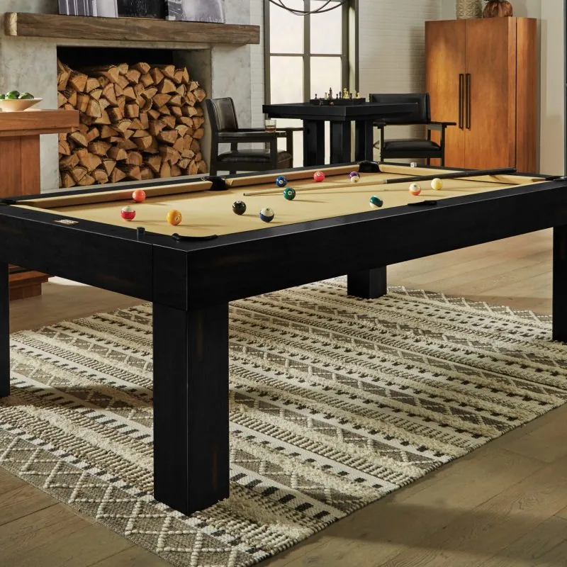 Snooker Tables in Dubai | Custom Modern Luxurious black Pool Billiard Table Dubai